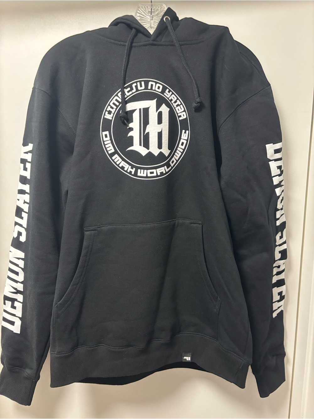 Demon Slayer: Kimetsu no Yaiba x Dim Mak Hoodie Size Medium Black